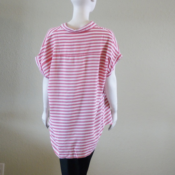 Beach Lunch Lounge- Button Down Striped Blouse - Picture 4 of 8